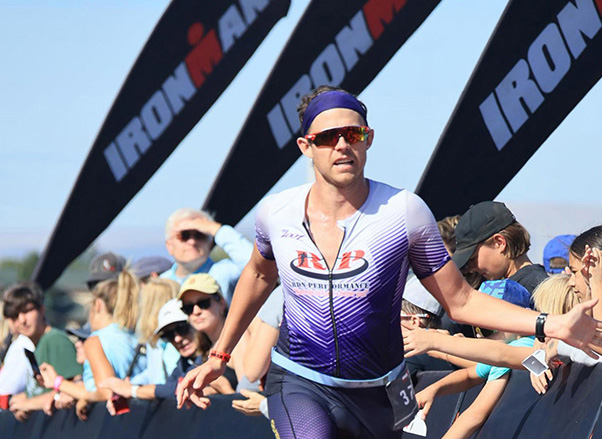 Corey Hawes in the Ironman Competition