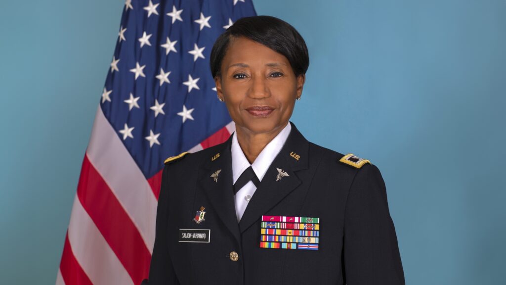 U.S. Army Reserves Brig. Gen. Cindy Saladin-Muhammad