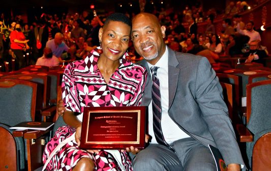 Lisa LaCon, Ph.D., '20 and her husband