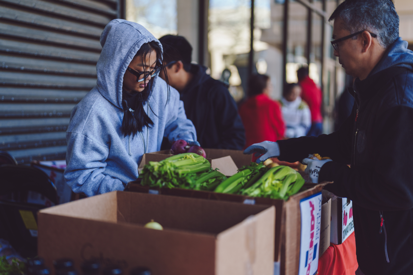the Rutgers Health Food Pantry,