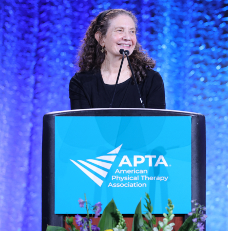 Judith Deutsch gave the 55th Mary McMillan Lecture of the American Physical Therapy Association