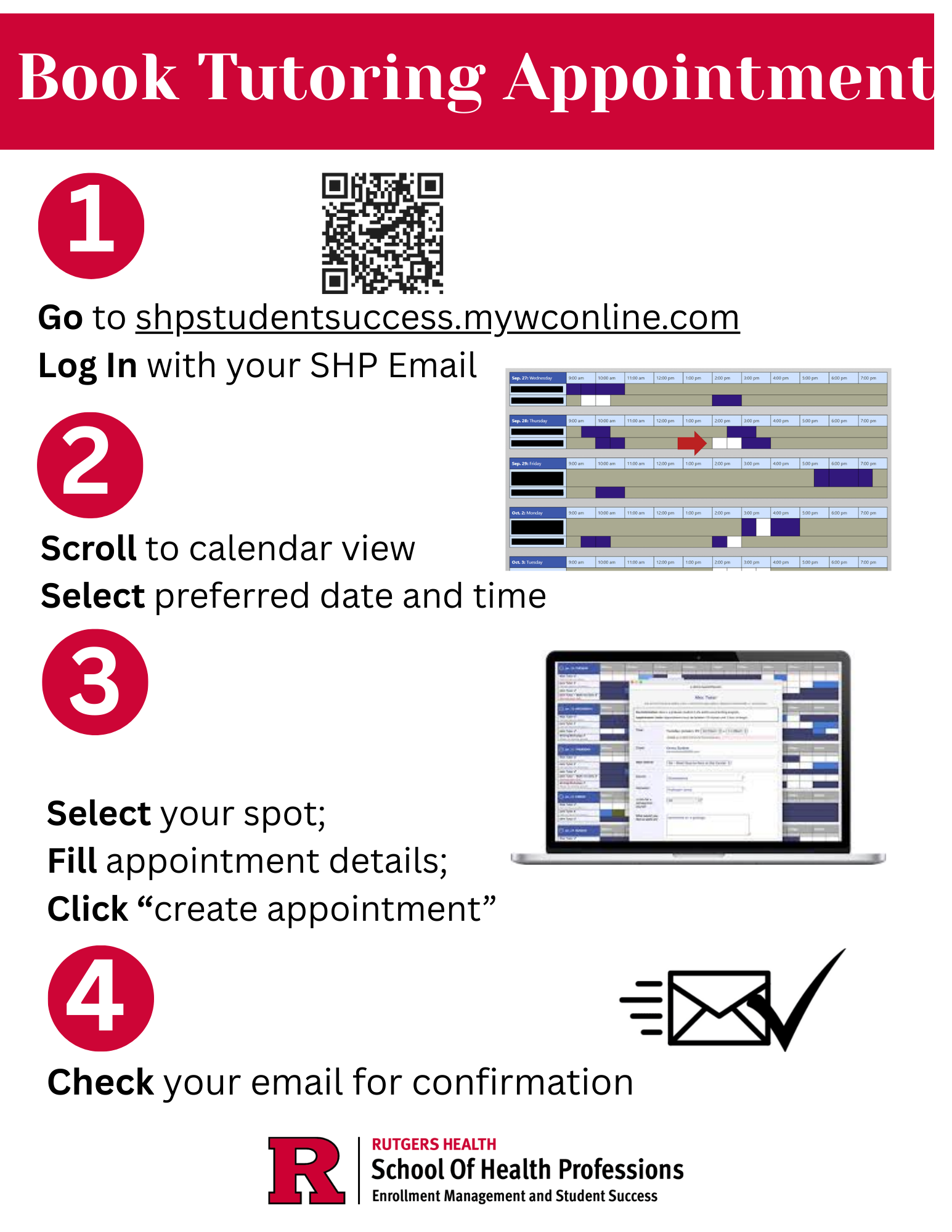Book Tutoring Appointment Flyer