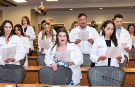 RU SHP Whitecoat Ceremony 2023: Reading of the Oath