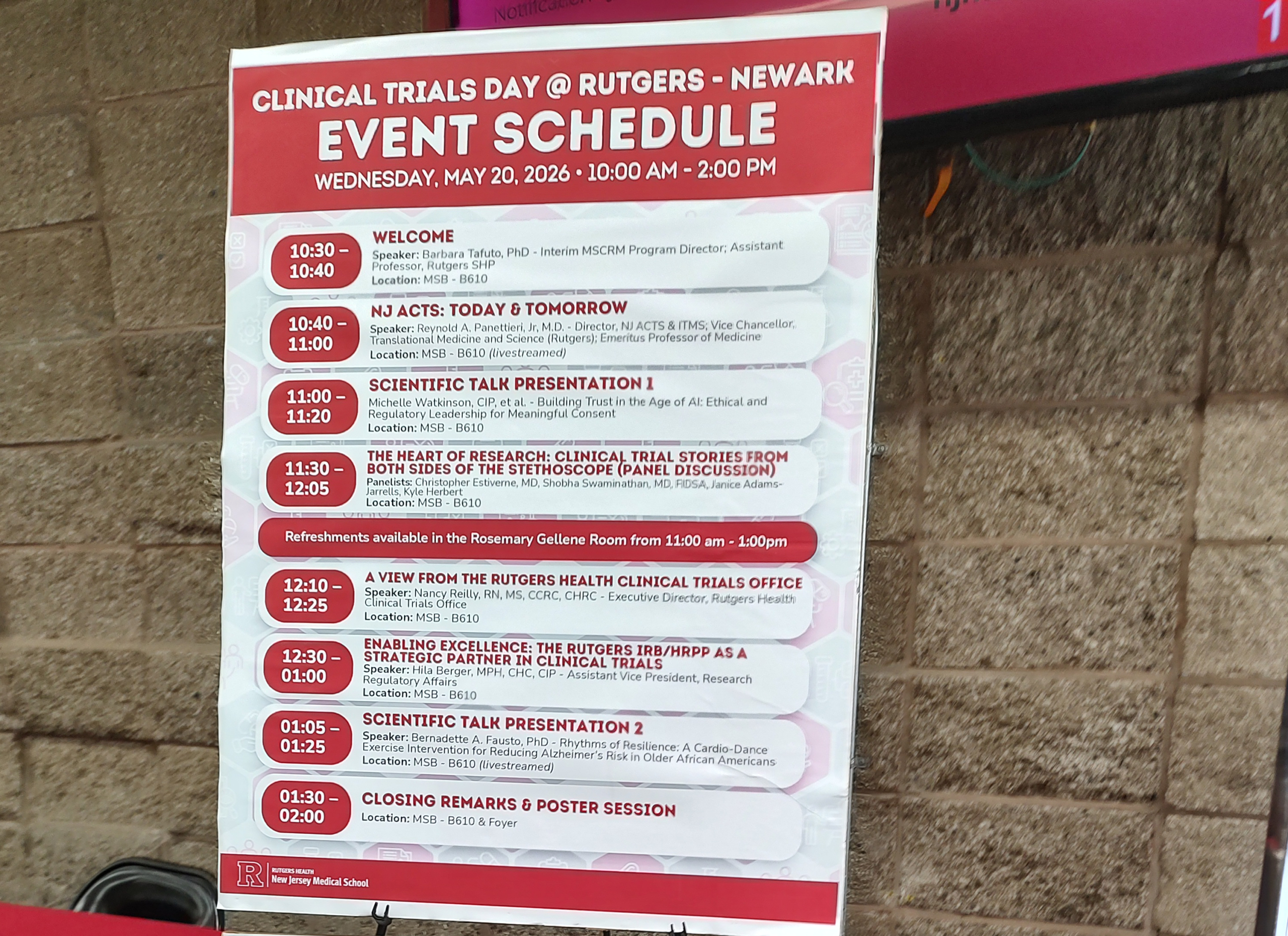 On May 20, 2026, Rutgers Health marked Clinical Trials Day with clinical research's largest celebratory events in New Jersey